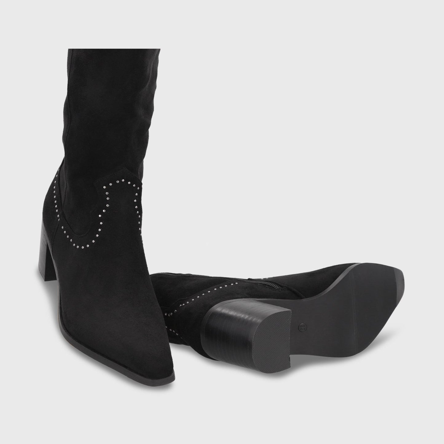 Bota Taco Negra Mujer 55301 - Gotta Perú