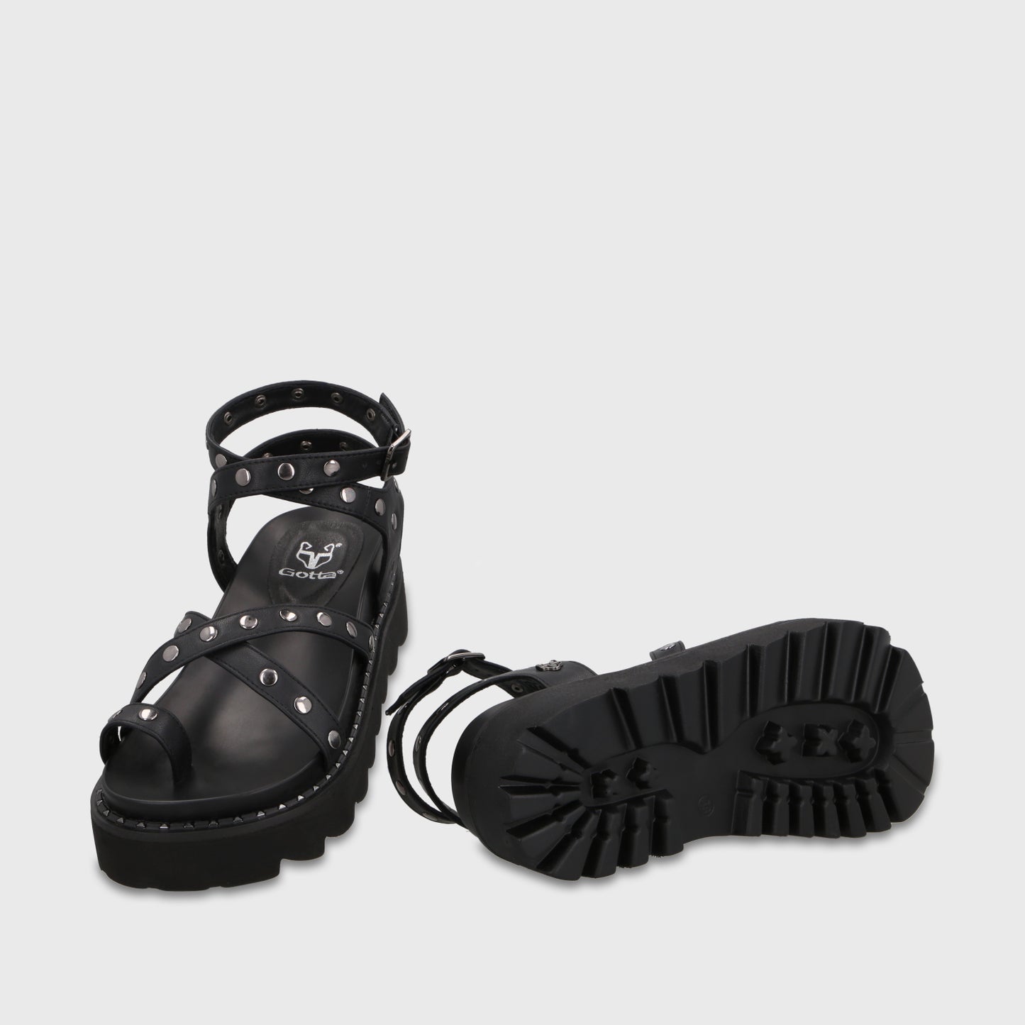 Sandalia Negra Mujer 1573H