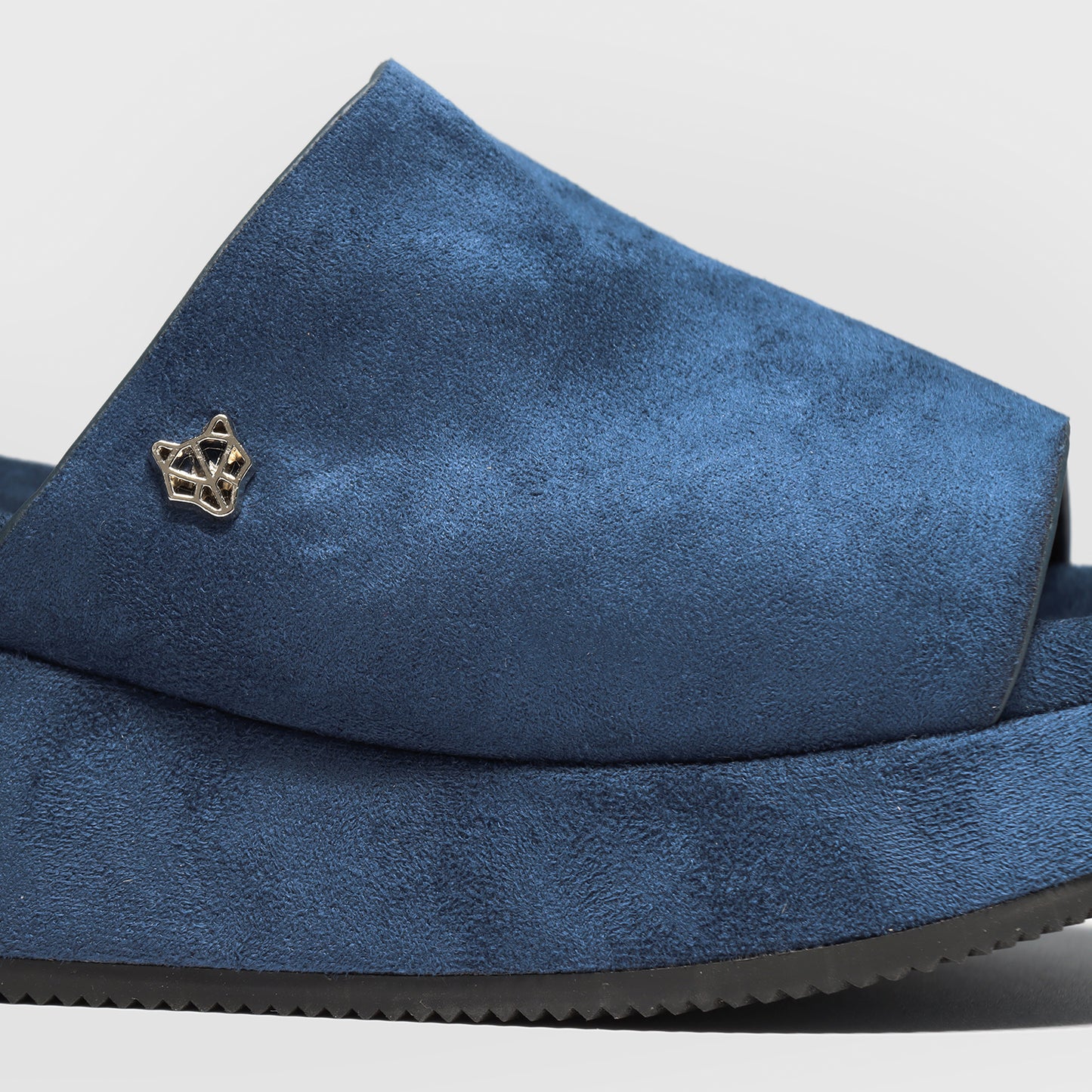 Sandalia Plataforma Azul Mujer 25891