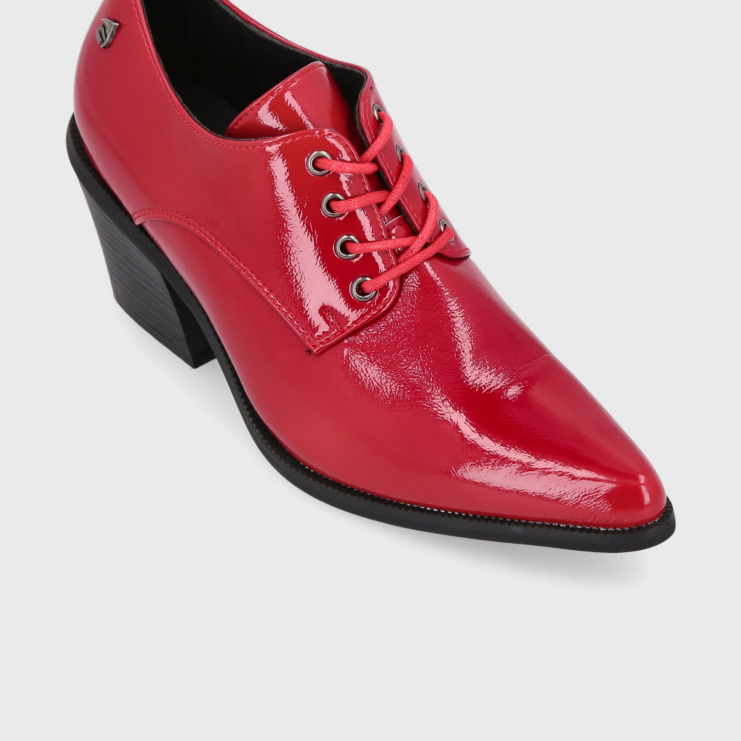 Zapato Taco Rojo Mujer 33763