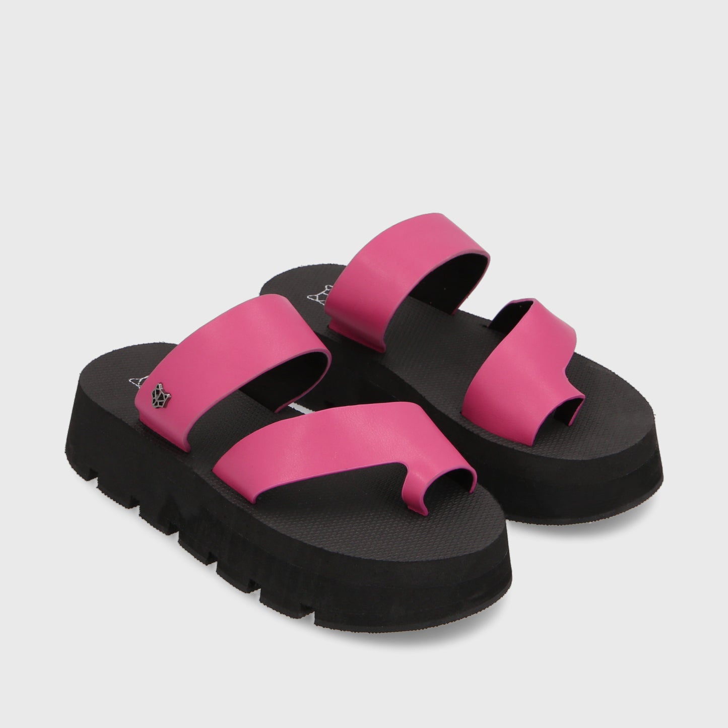 Sandalia Plataforma Fucsia Mujer 35200