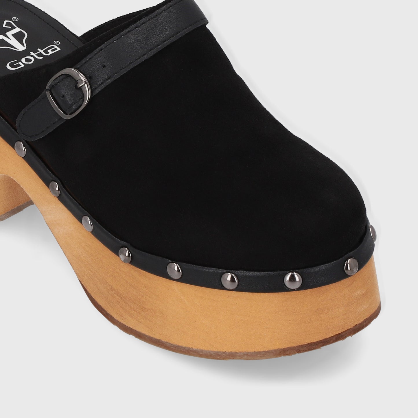 Sandalia Negra Mujer 35265