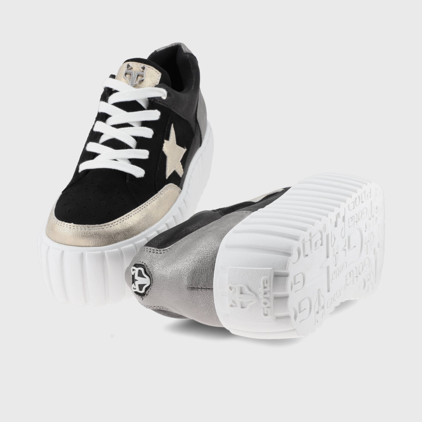 Zapatilla Negra Mujer 43071