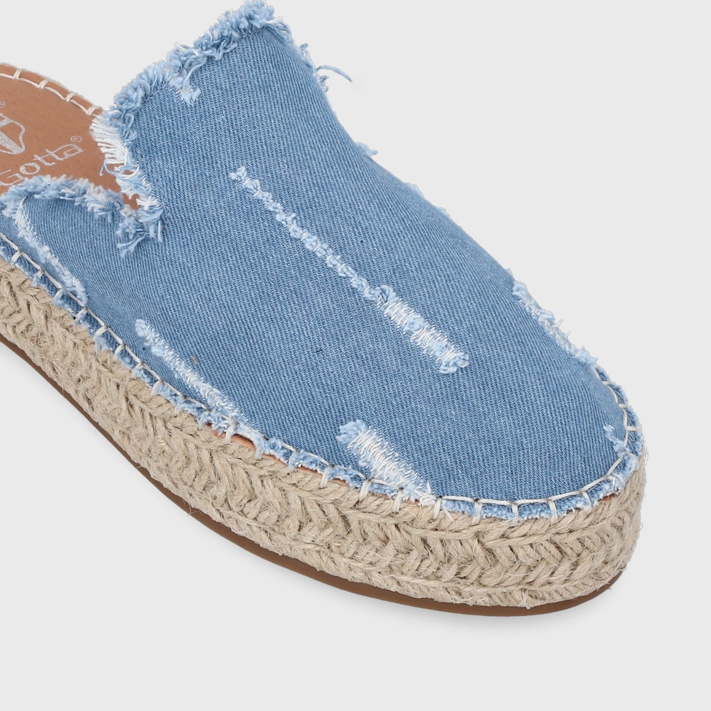 Puntilla Yute Denim Mujer 45721