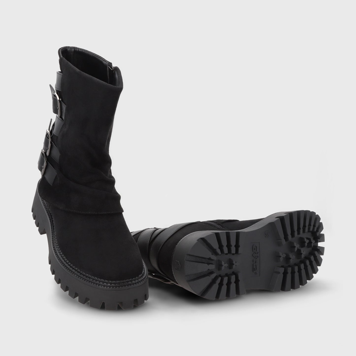 Botin Negro Mujer 46308