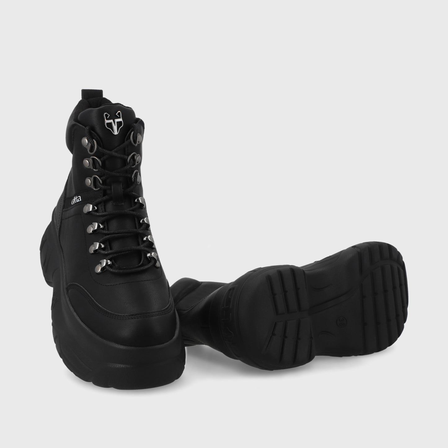 Zapatilla Negra Mujer 97244