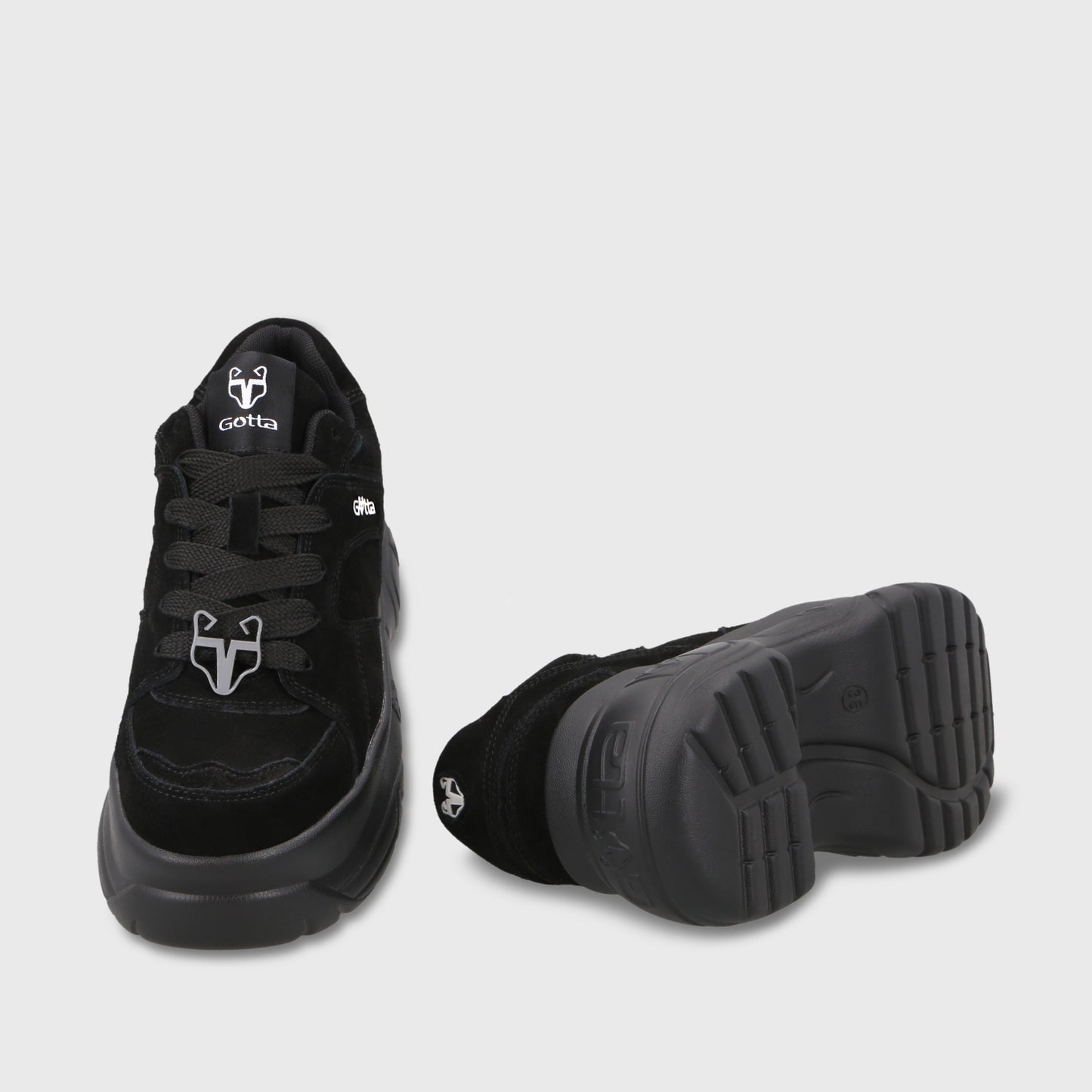 Zapatilla Plataforma Negra Mujer 9724A