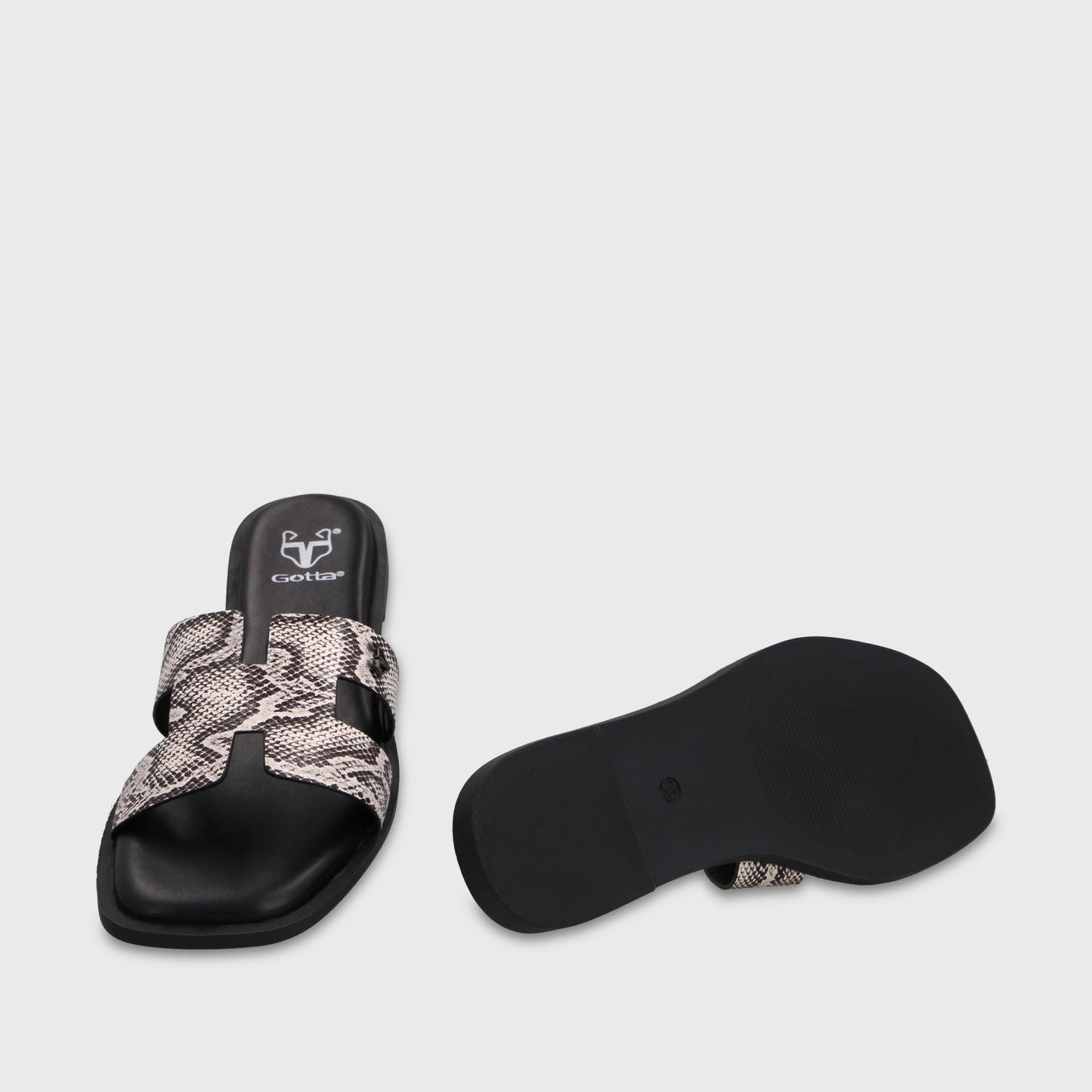 Sandalia Negra Mujer 64110 - Gotta Perú