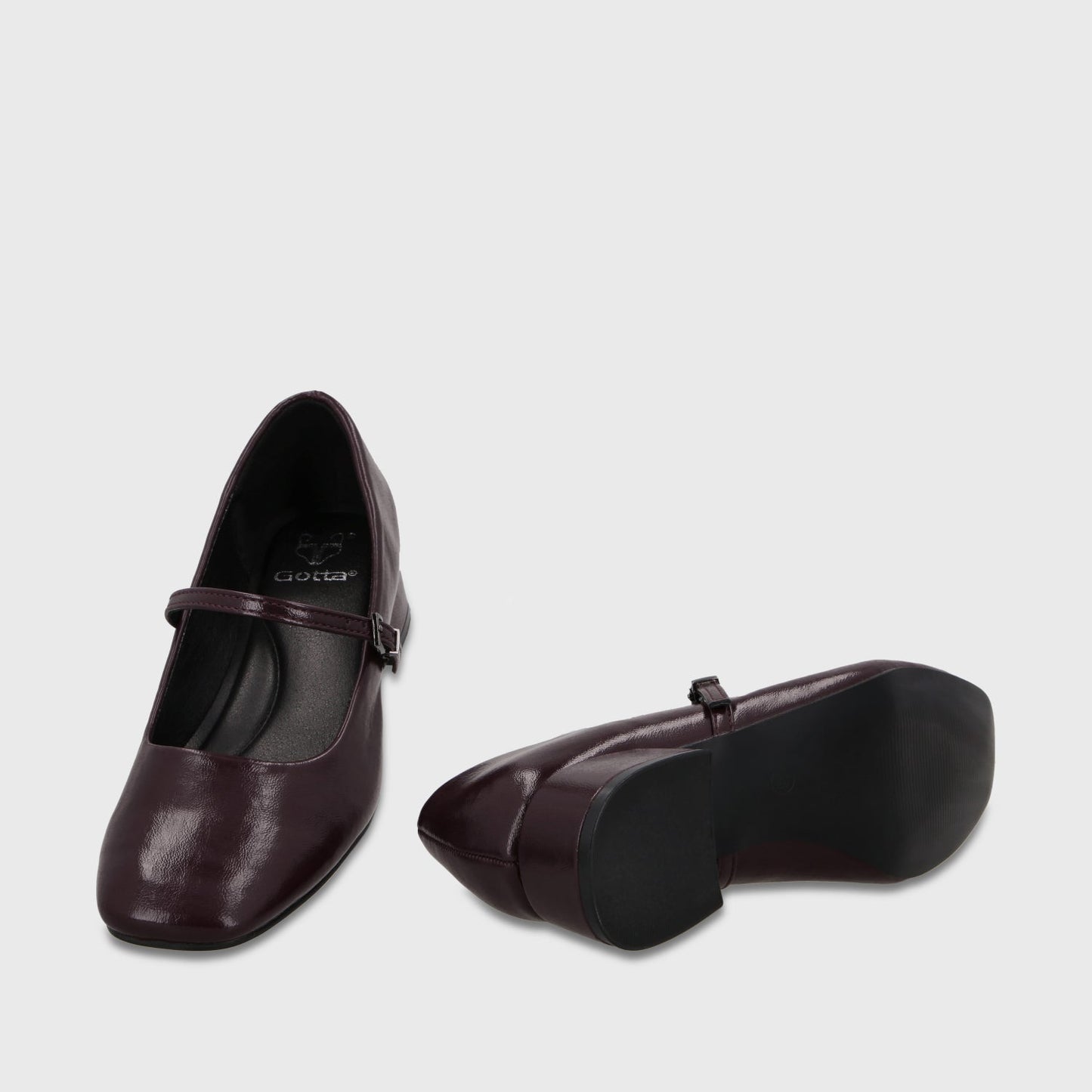 Zapato Taco Burdeo Mujer 65800 - Gotta Perú