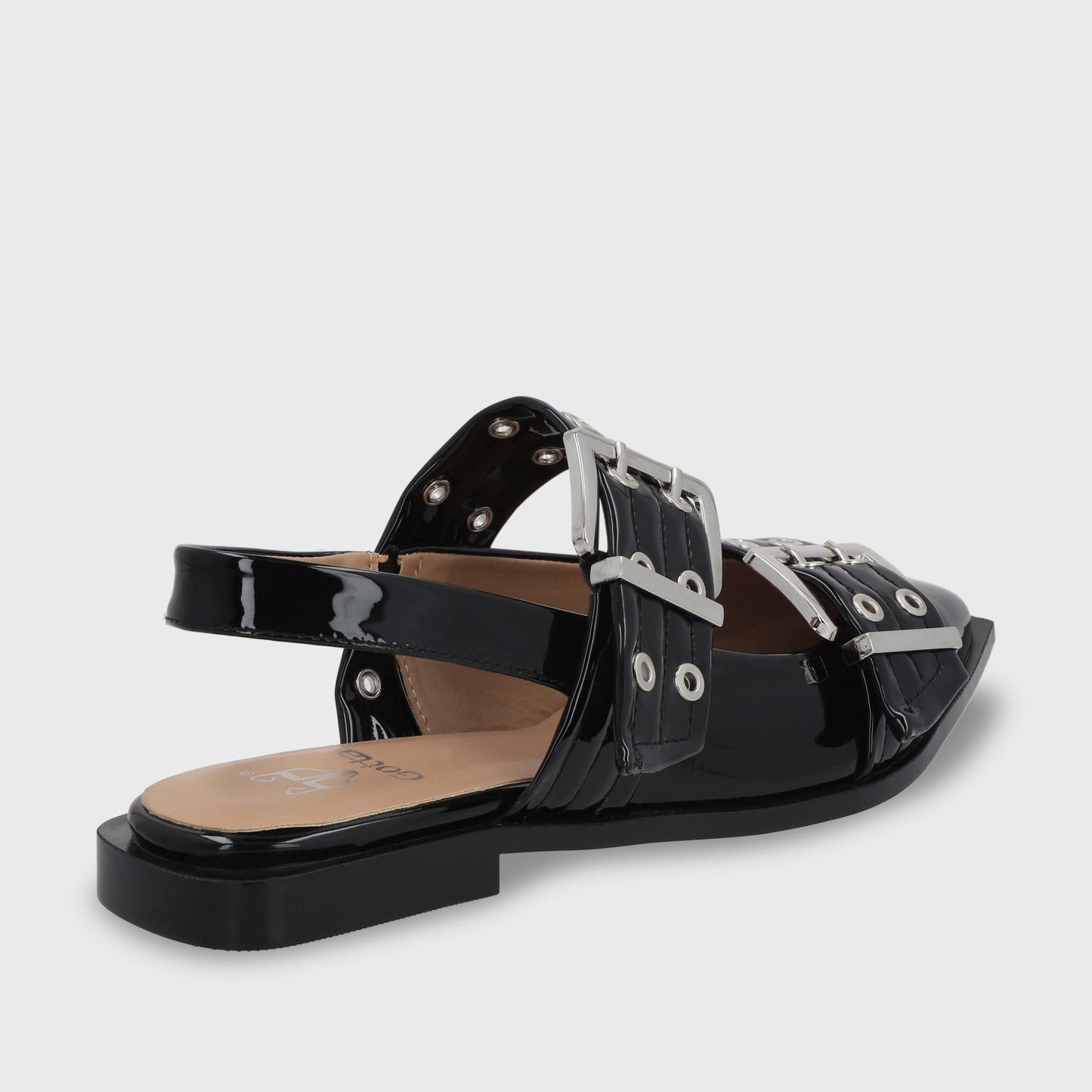 Ballerina Plana Negra Mujer 55240 - Gotta Perú