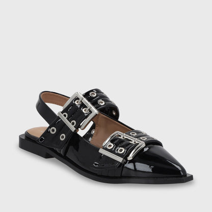 Ballerina Plana Negra Mujer 55240 - Gotta Perú