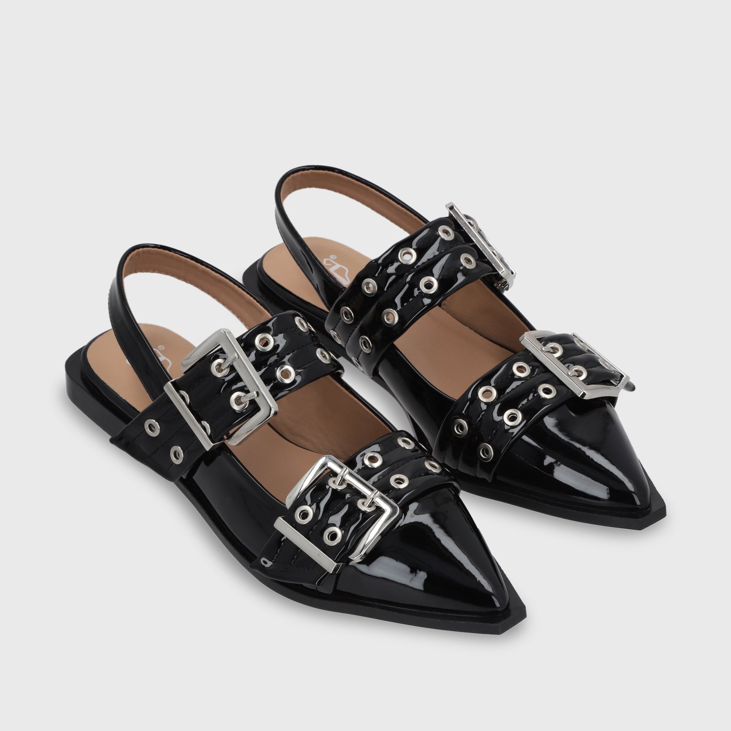 Ballerina Plana Negra Mujer 55240 - Gotta Perú