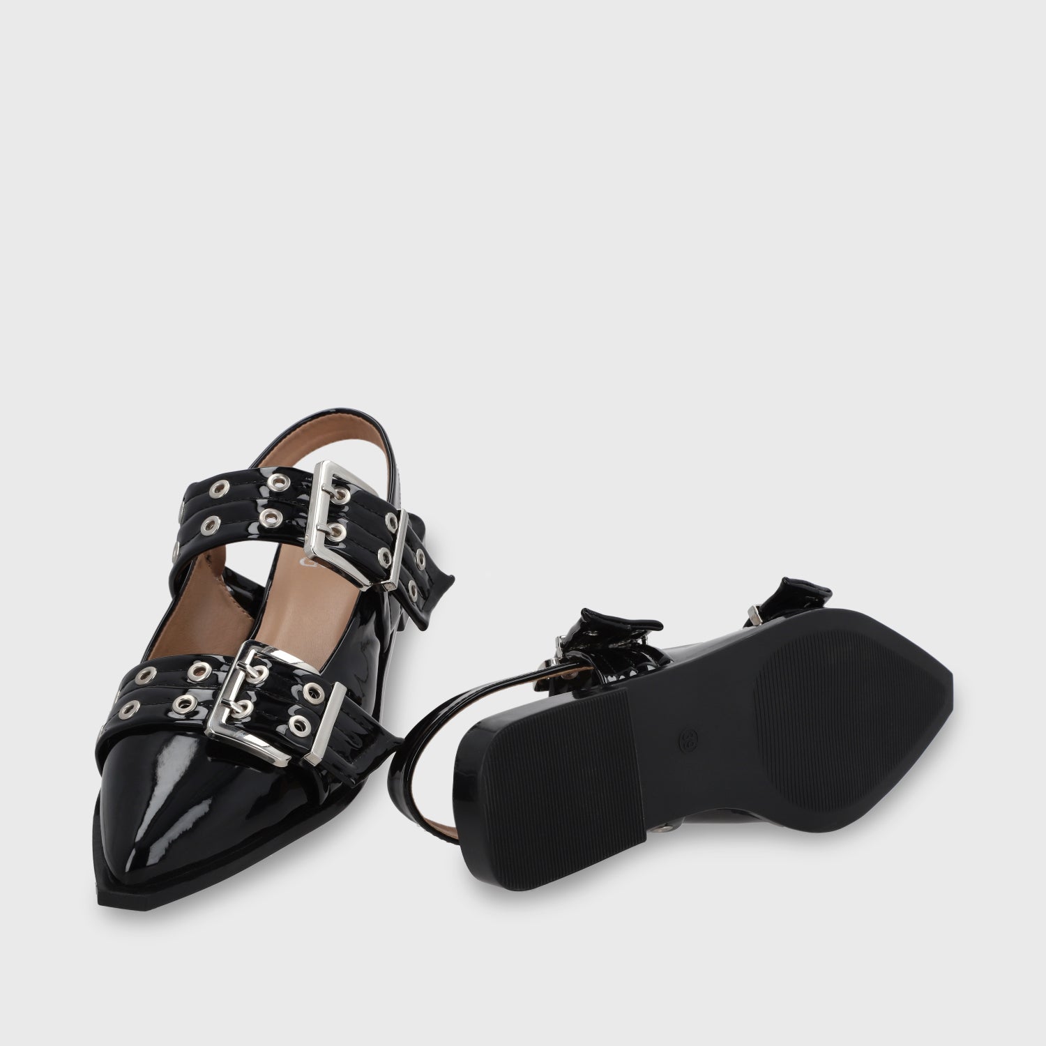 Ballerina Plana Negra Mujer 55240 - Gotta Perú