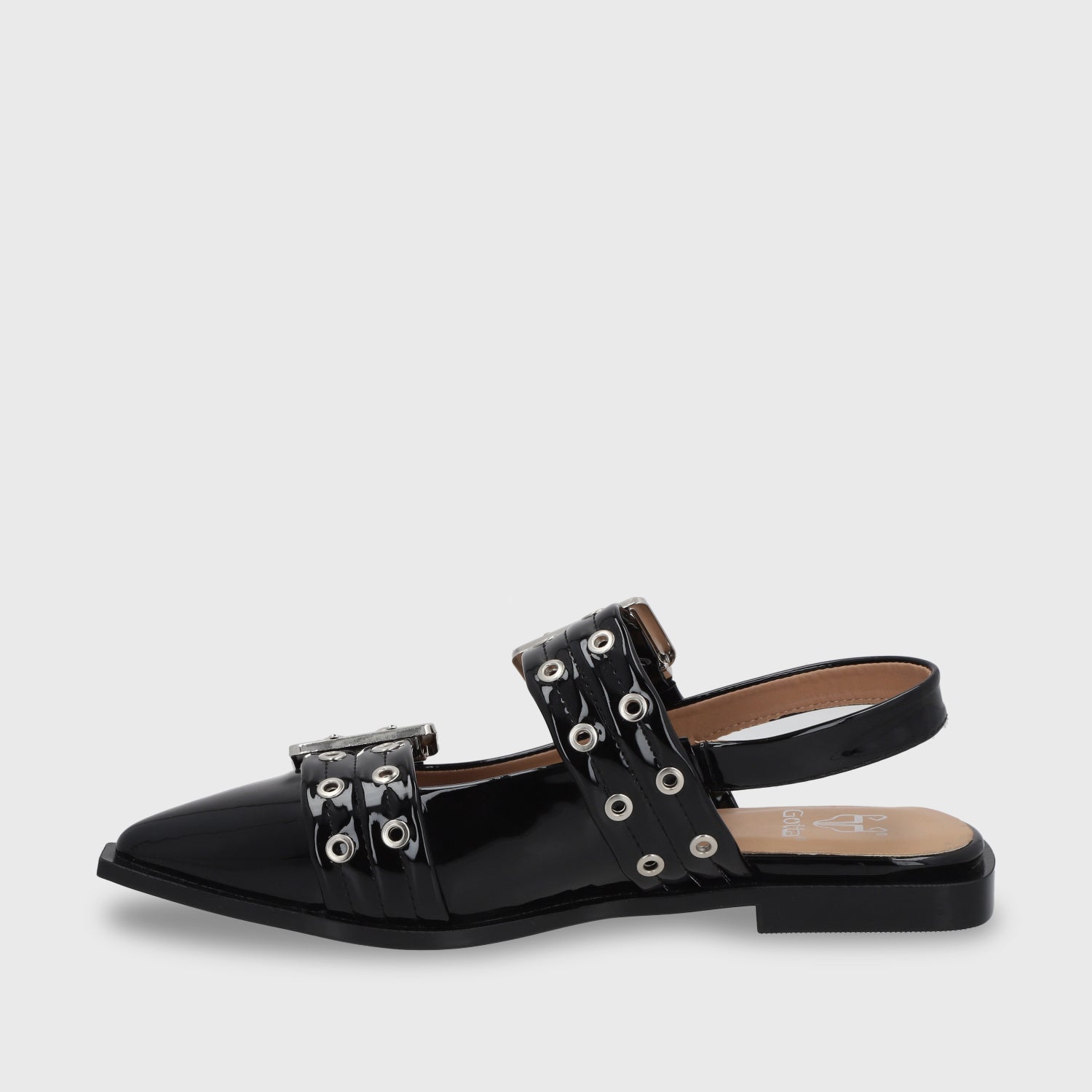 Ballerina Plana Negra Mujer 55240 - Gotta Perú