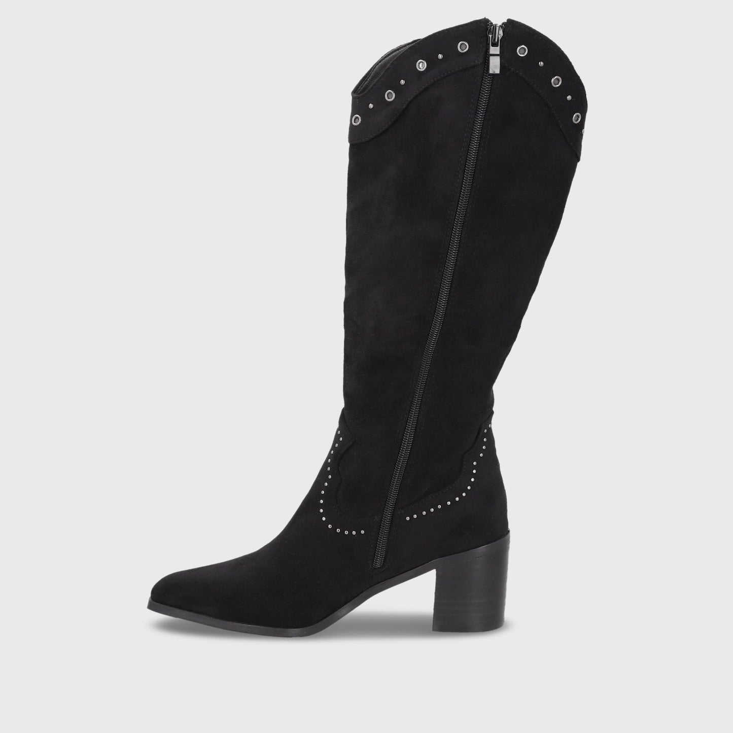 Bota Taco Negra Mujer 55301 - Gotta Perú