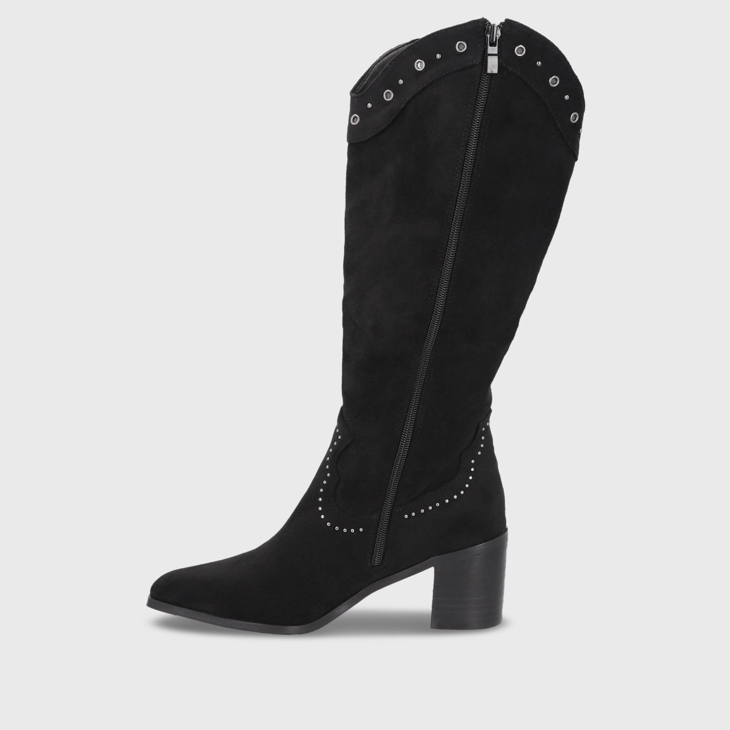 Bota Taco Negra Mujer 55301 - Gotta Perú