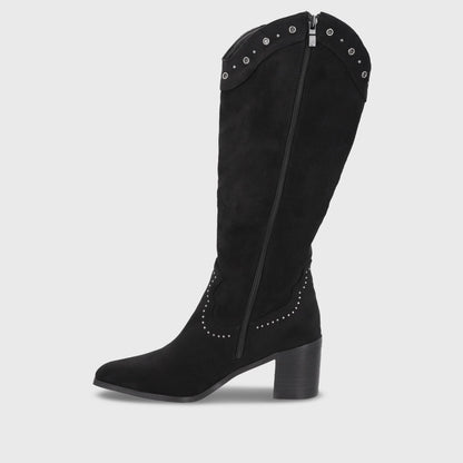 Bota Taco Negra Mujer 55301 - Gotta Perú