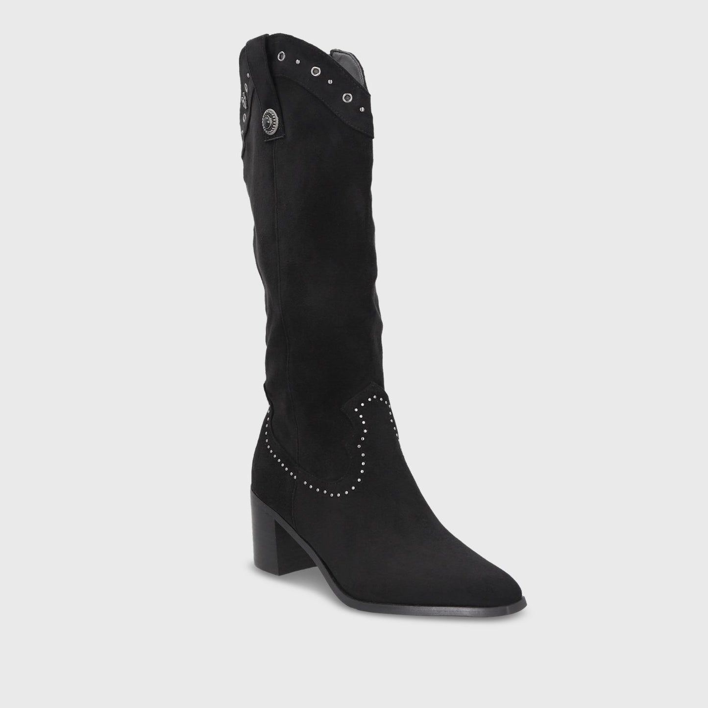Bota Taco Negra Mujer 55301 - Gotta Perú