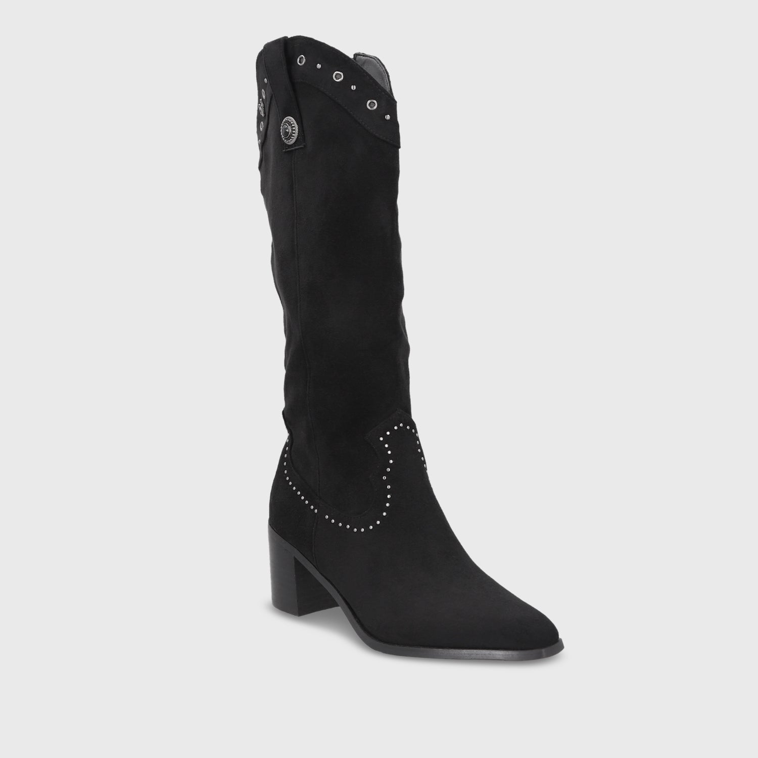 Bota Taco Negra Mujer 55301 - Gotta Perú