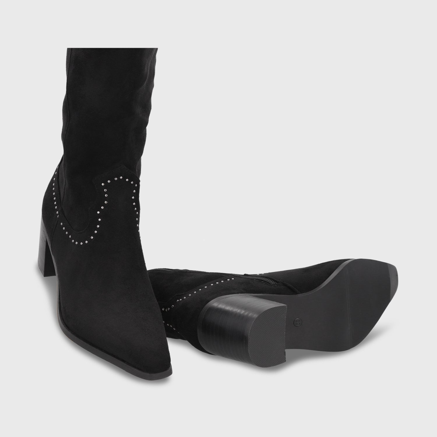 Bota Taco Negra Mujer 55301 - Gotta Perú