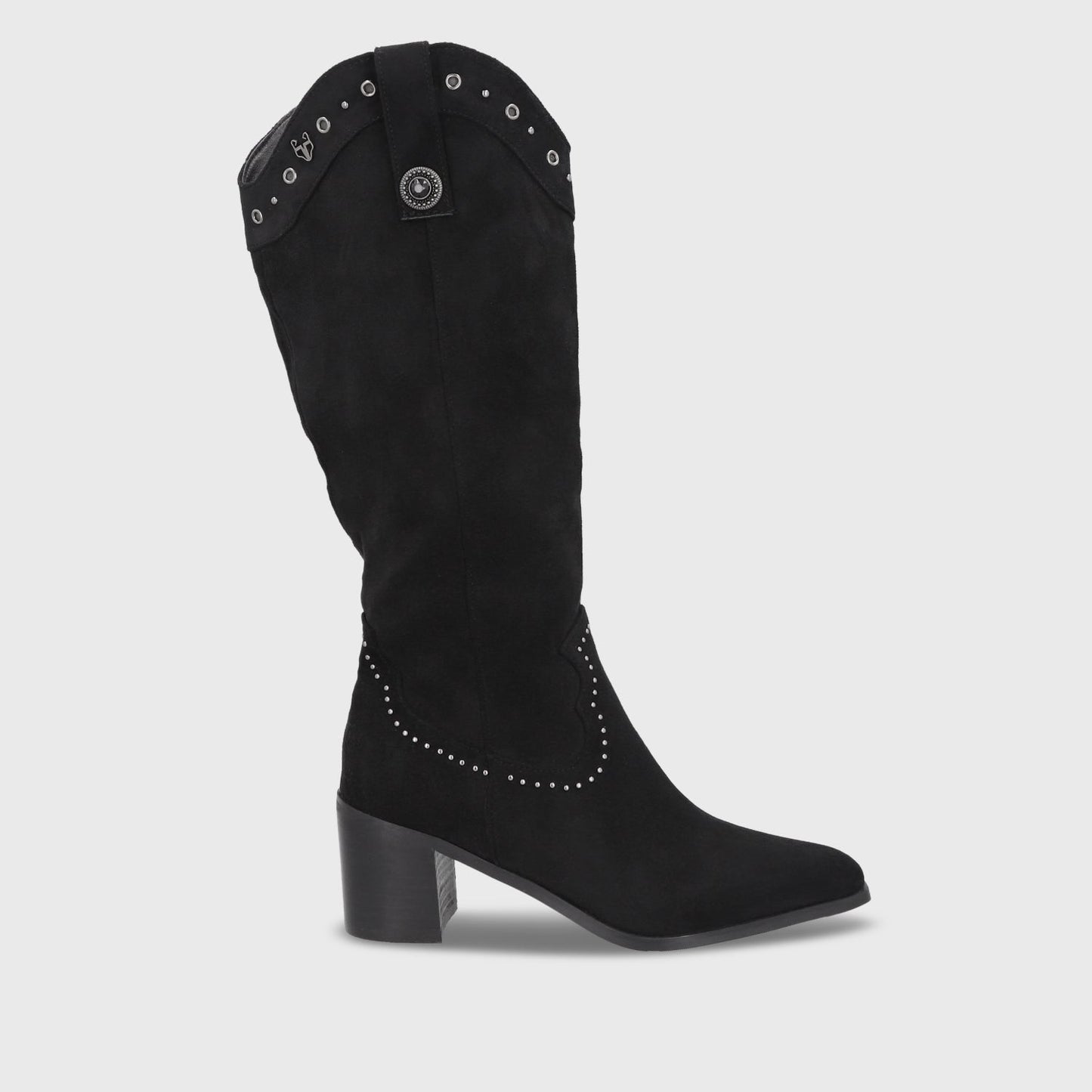 Bota Taco Negra Mujer 55301 - Gotta Perú
