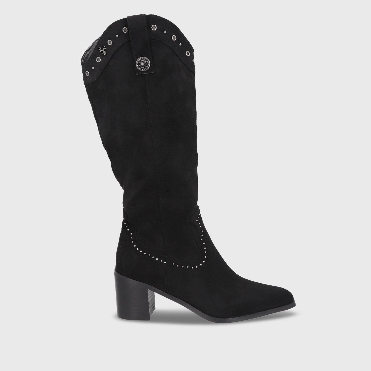 Bota Taco Negra Mujer 55301 - Gotta Perú