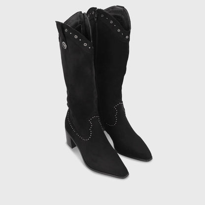 Bota Taco Negra Mujer 55301 - Gotta Perú