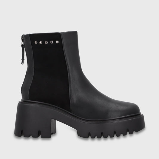 Botin Plataforma Negro Mujer 4575401