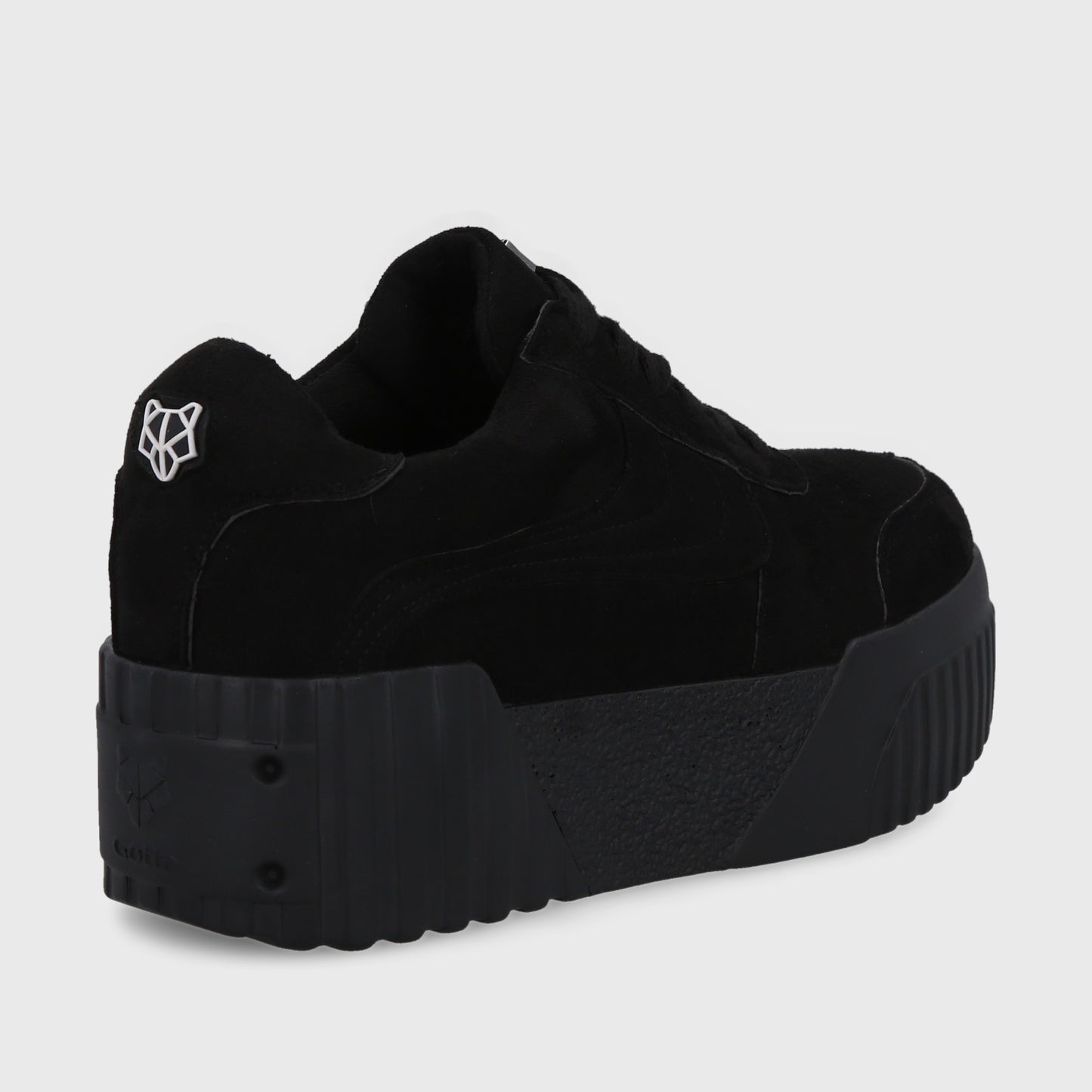 Zapatilla Negra Mujer 13142