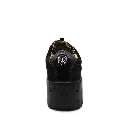 Zapatilla Negra Mujer 13143