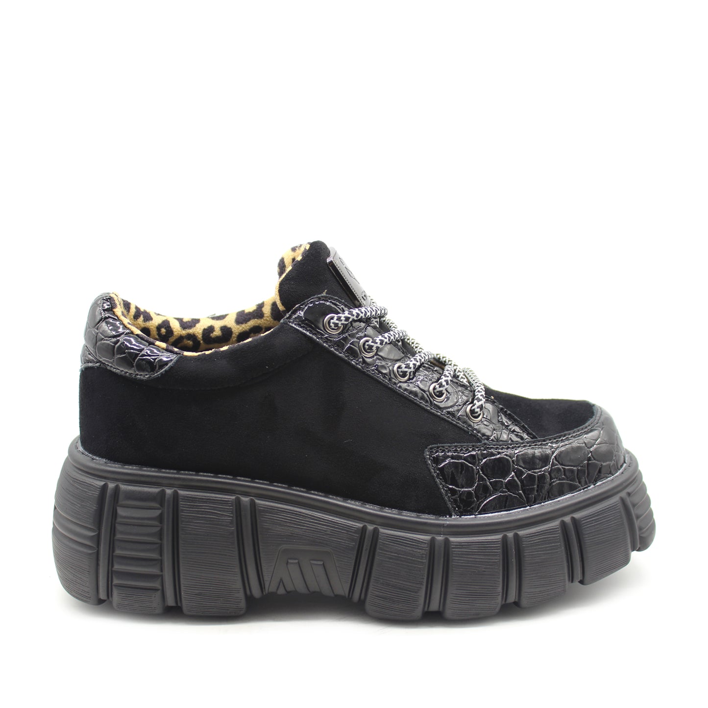 Zapatilla Negra Mujer 13152