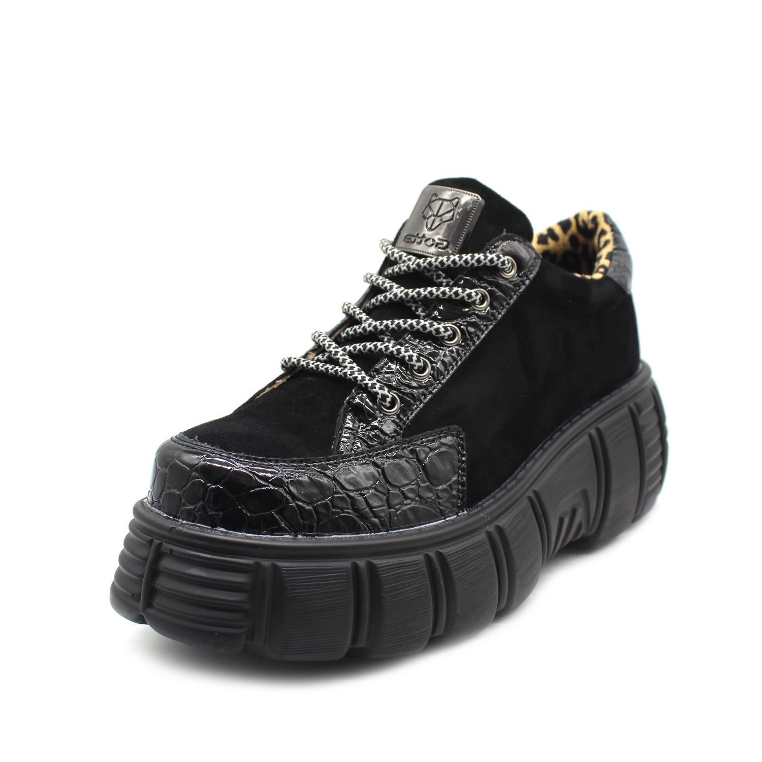 Zapatilla Negra Mujer 13152