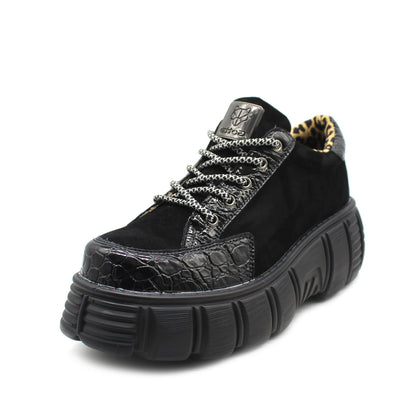 Zapatilla Negra Mujer 13152