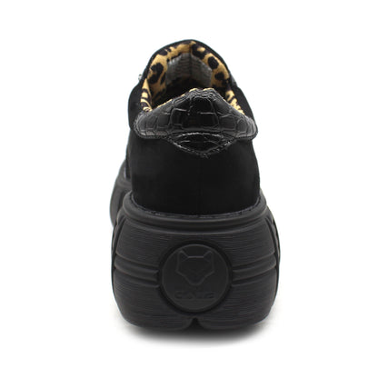 Zapatilla Negra Mujer 13152