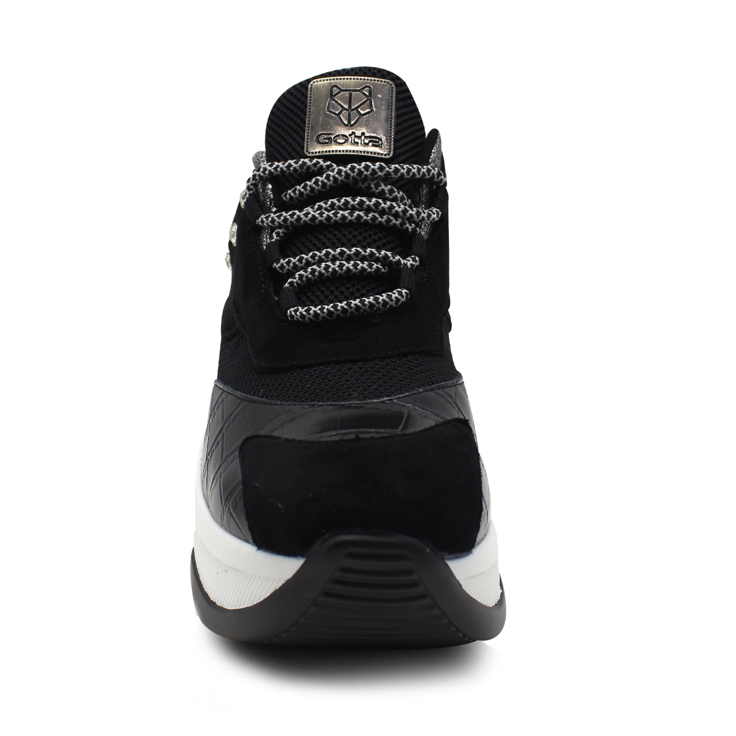 Zapatilla Negra Mujer 13161