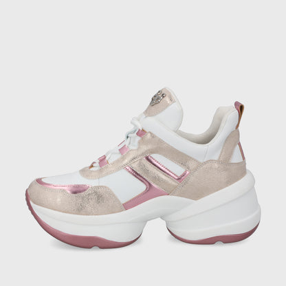 Zapatilla Plataforma Rosada  Mujer 13162