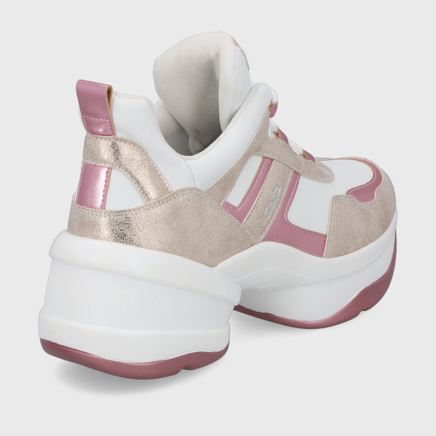 Zapatilla Plataforma Rosada  Mujer 13162