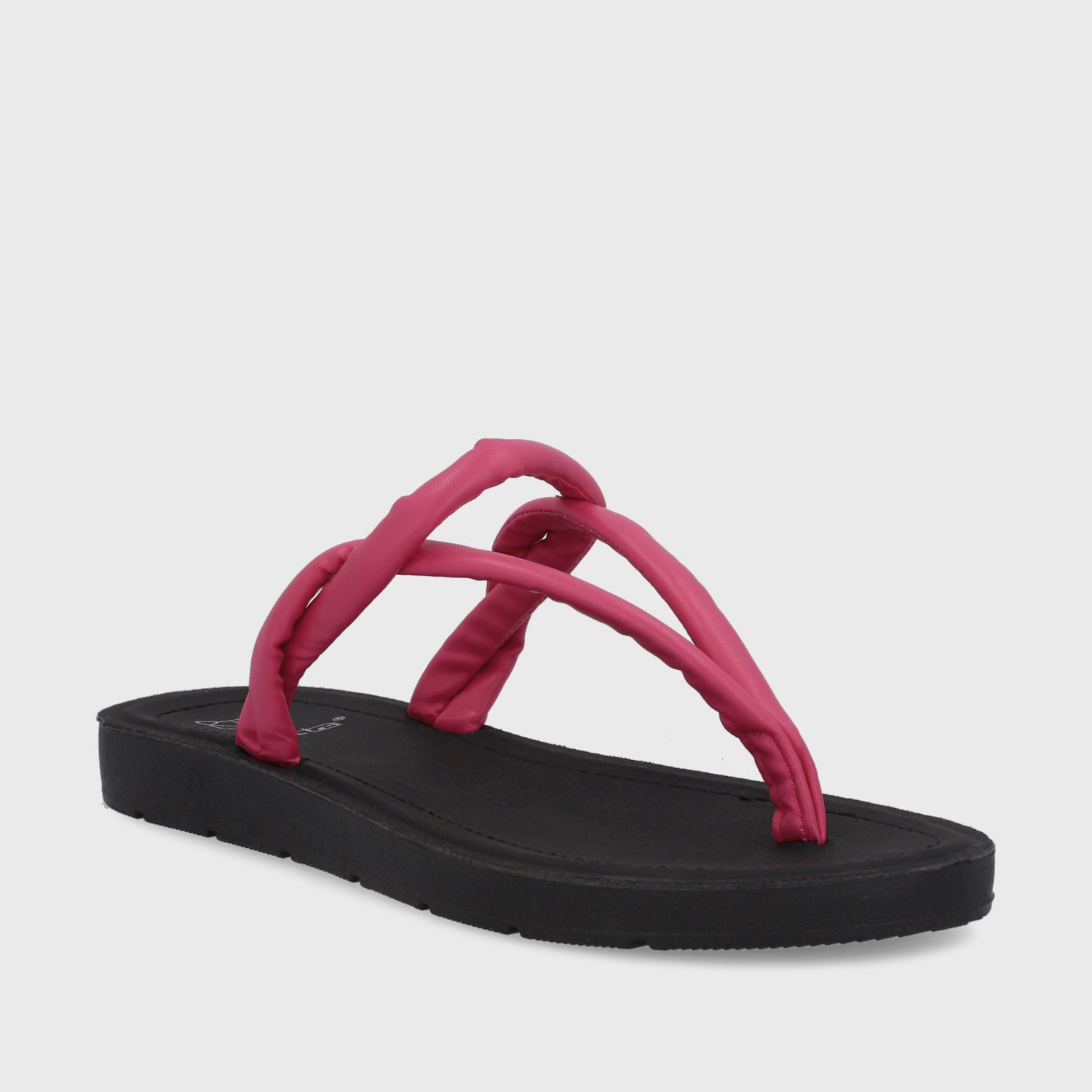 Sandalia Plana Fucsia Mujer 13254
