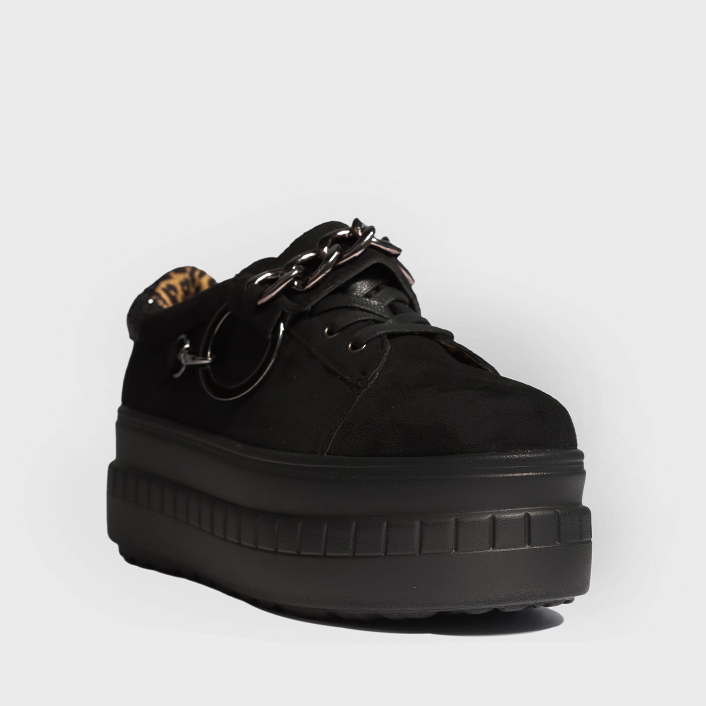 Zapatilla Negra Mujer 13266