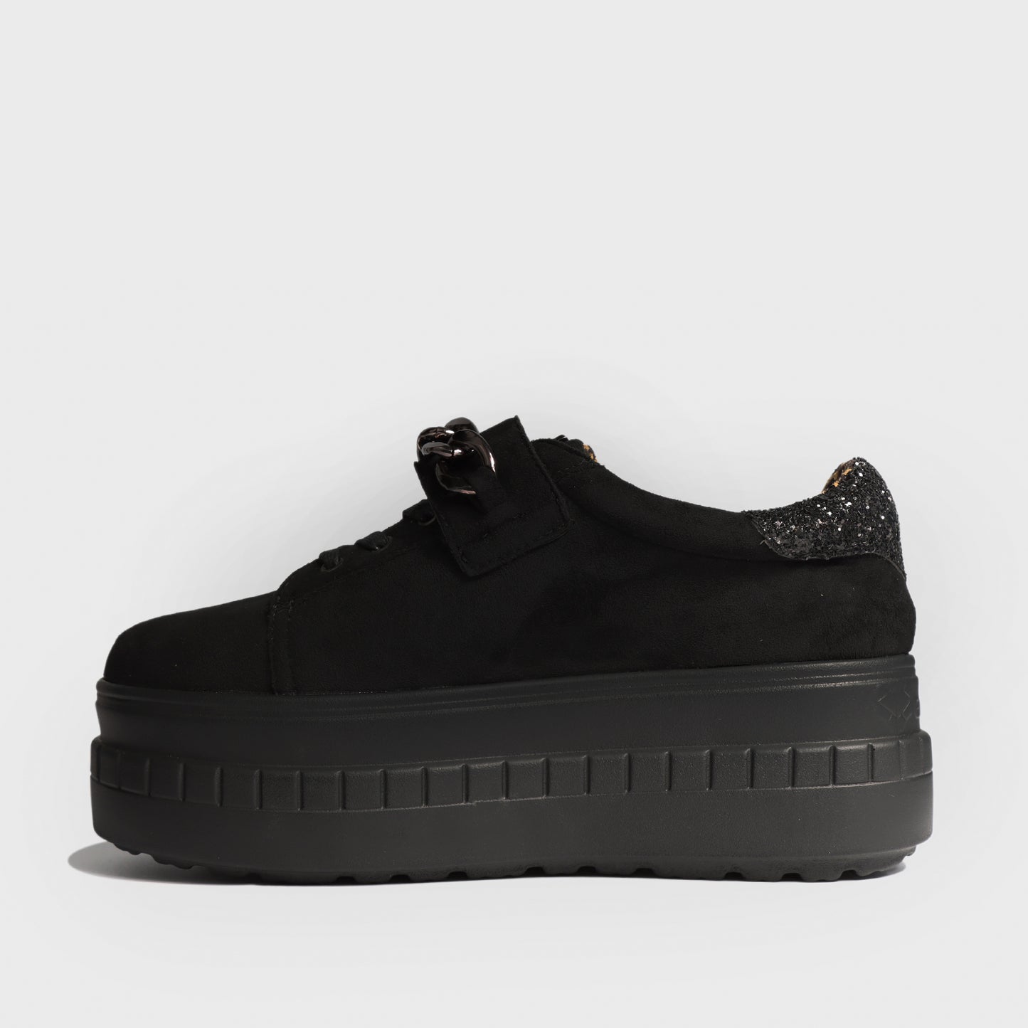 Zapatilla Negra Mujer 13266