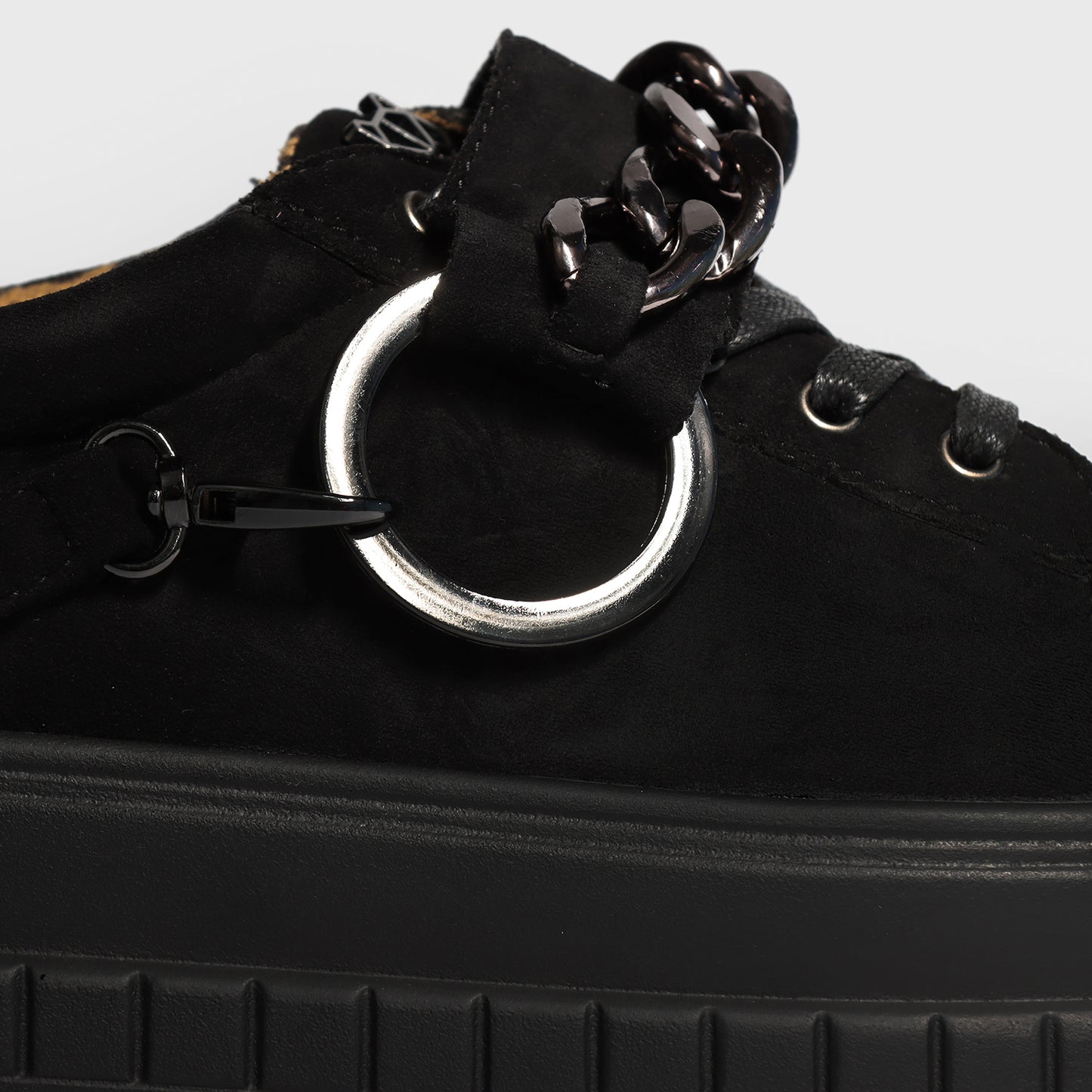 Zapatilla Negra Mujer 13266