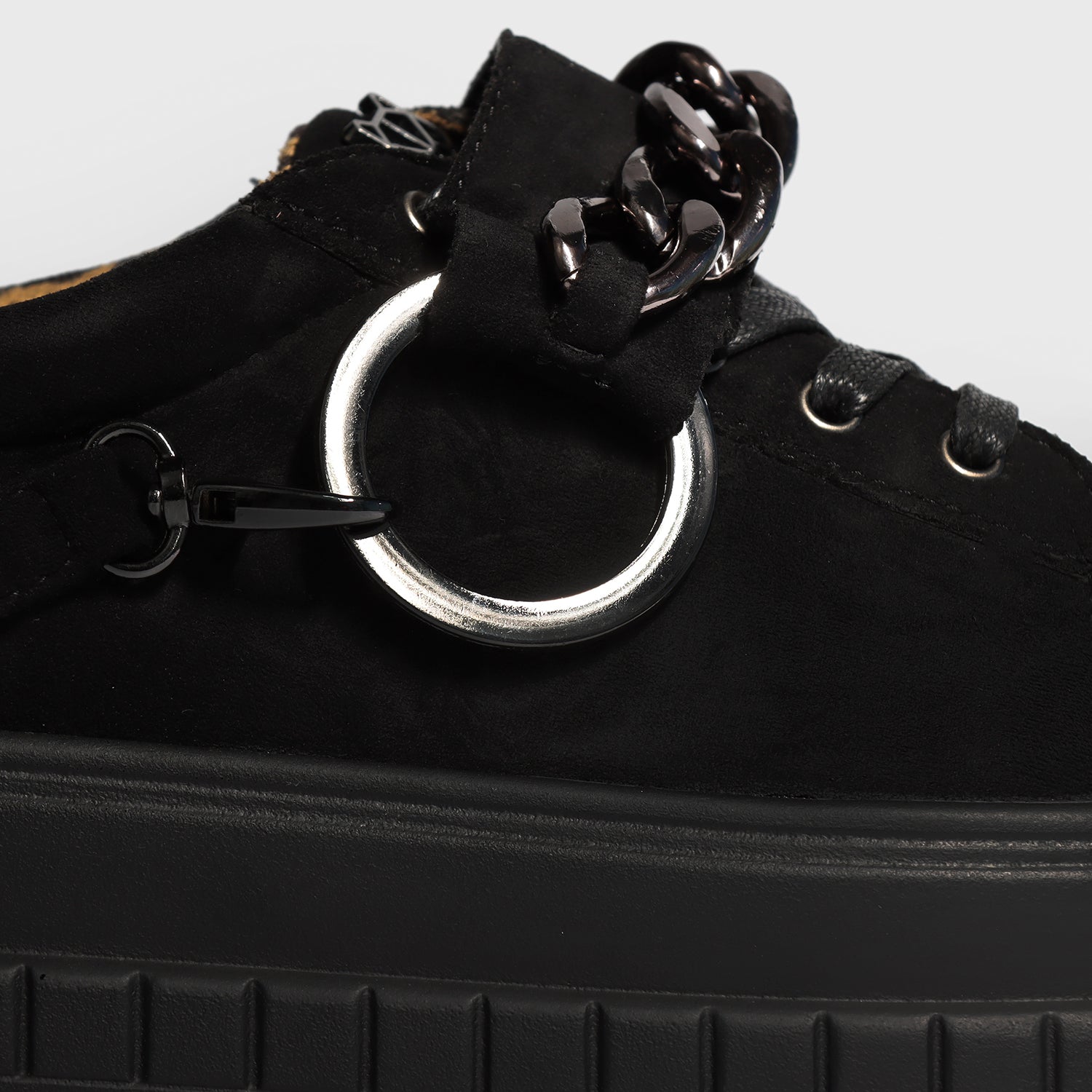 Zapatilla Negra Mujer 13266