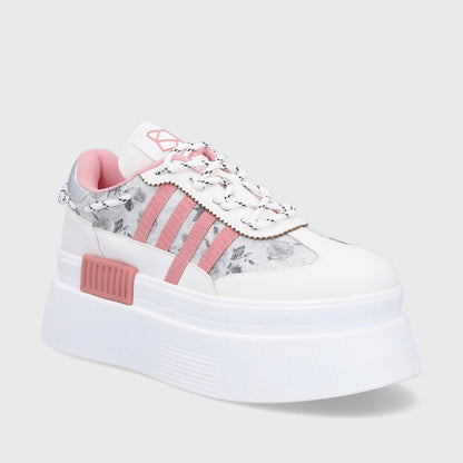 Zapatilla Plataforma Multicolor Mujer 13412