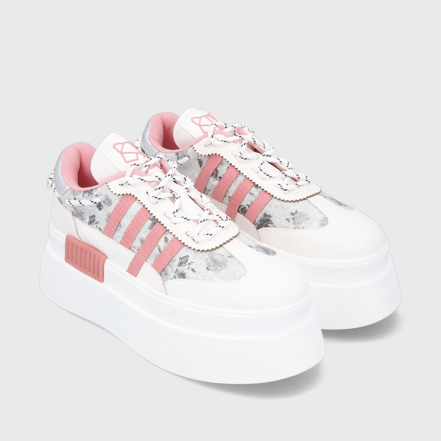 Zapatilla Plataforma Multicolor Mujer 13412