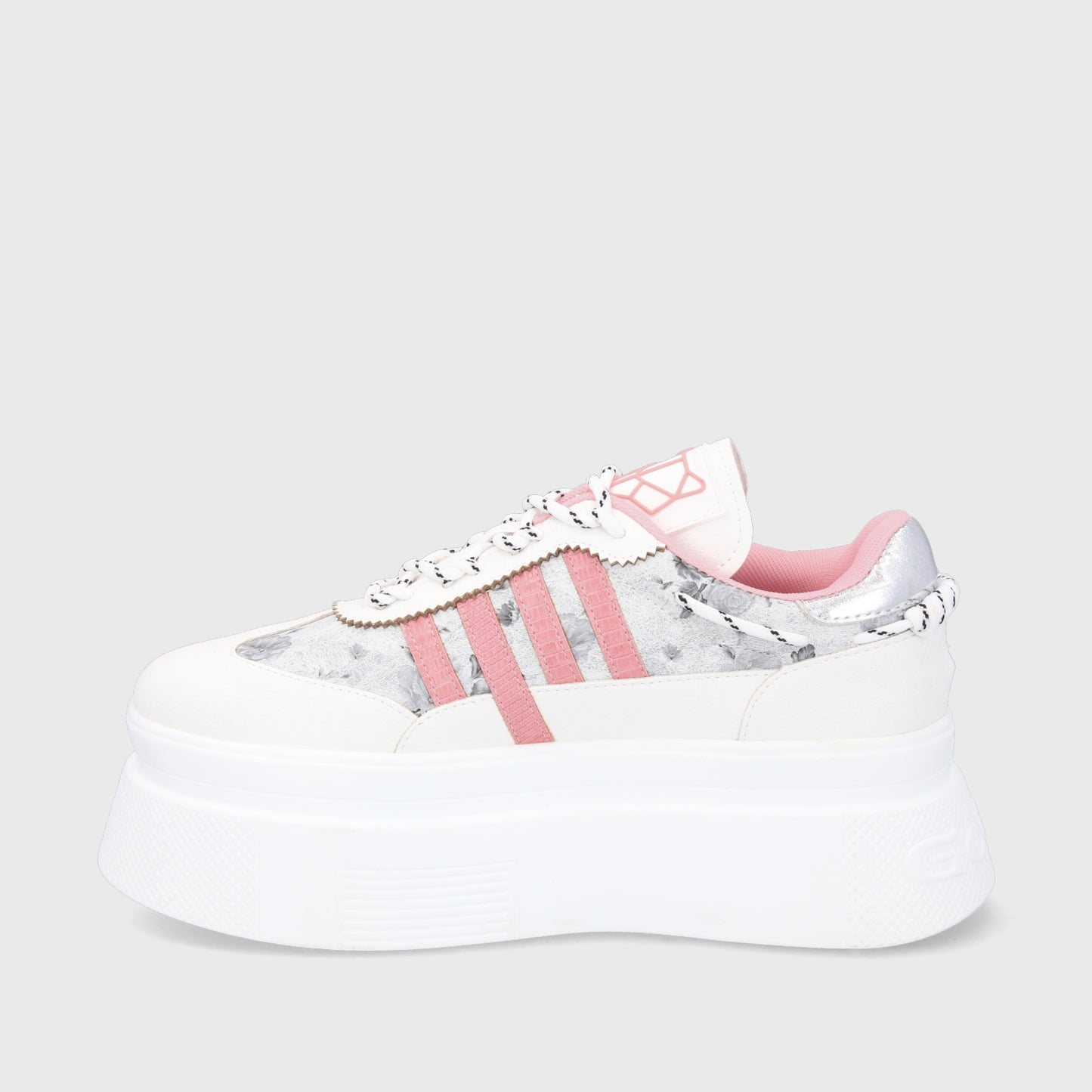 Zapatilla Plataforma Multicolor Mujer 13412