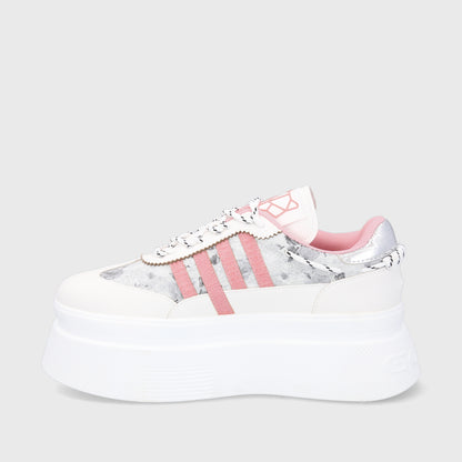 Zapatilla Plataforma Multicolor Mujer 13412