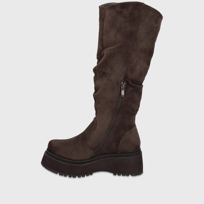 Bota Plataforma Café Mujer 15092
