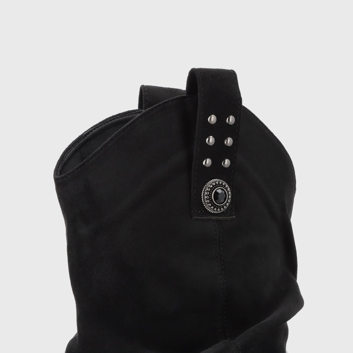 Bota Plataforma Negra Mujer 1509C