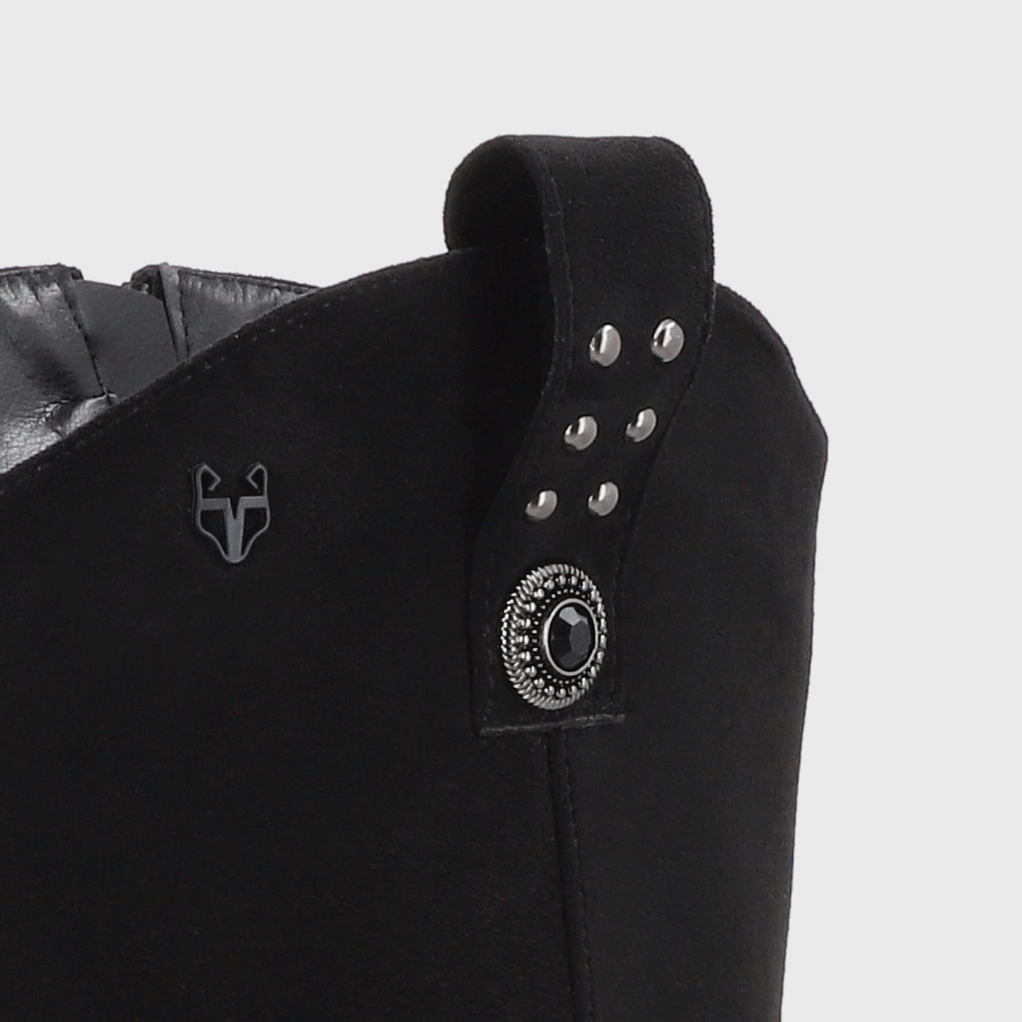 Bota Plataforma Negra Mujer 15170