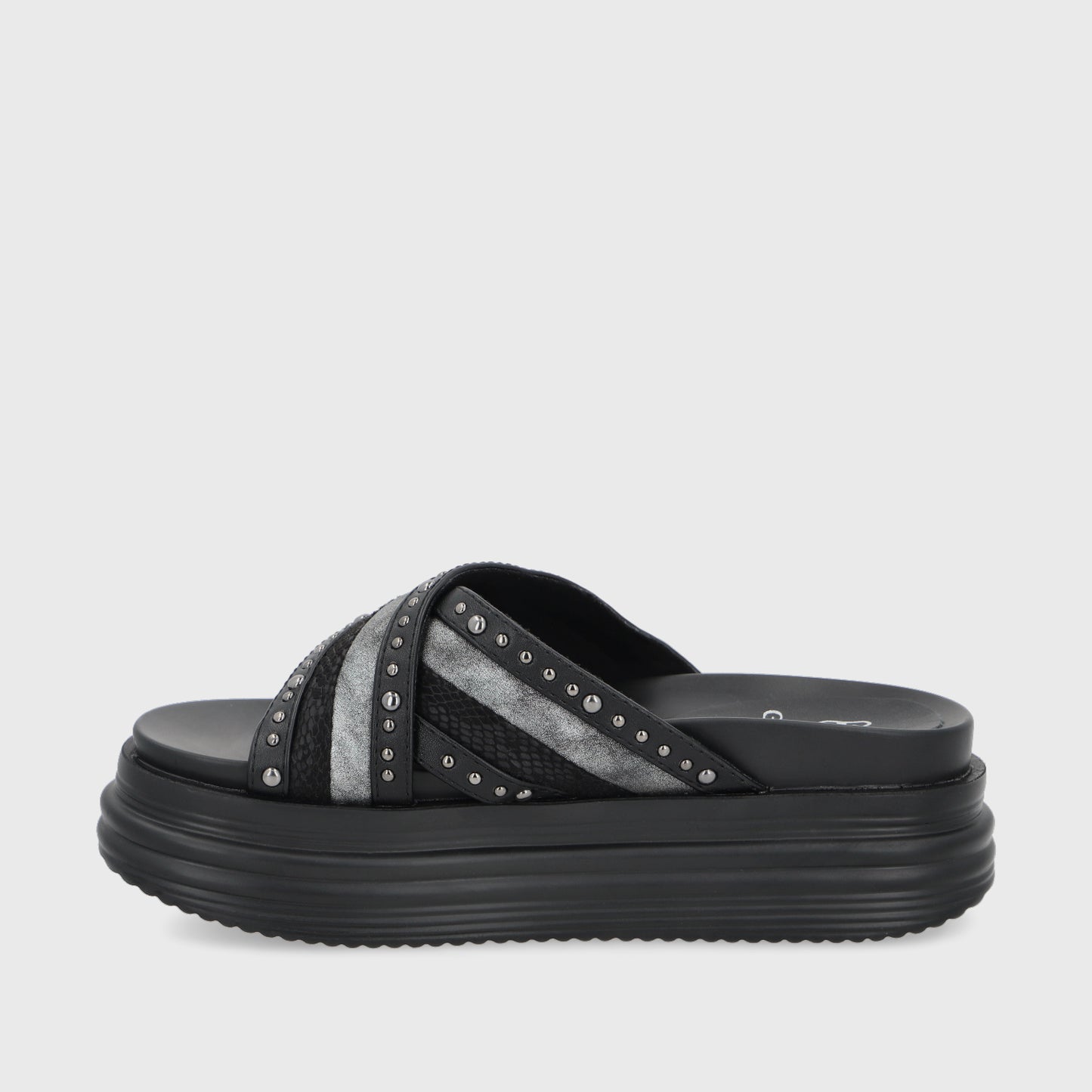 Sandalia Negra A Mujer 1571A